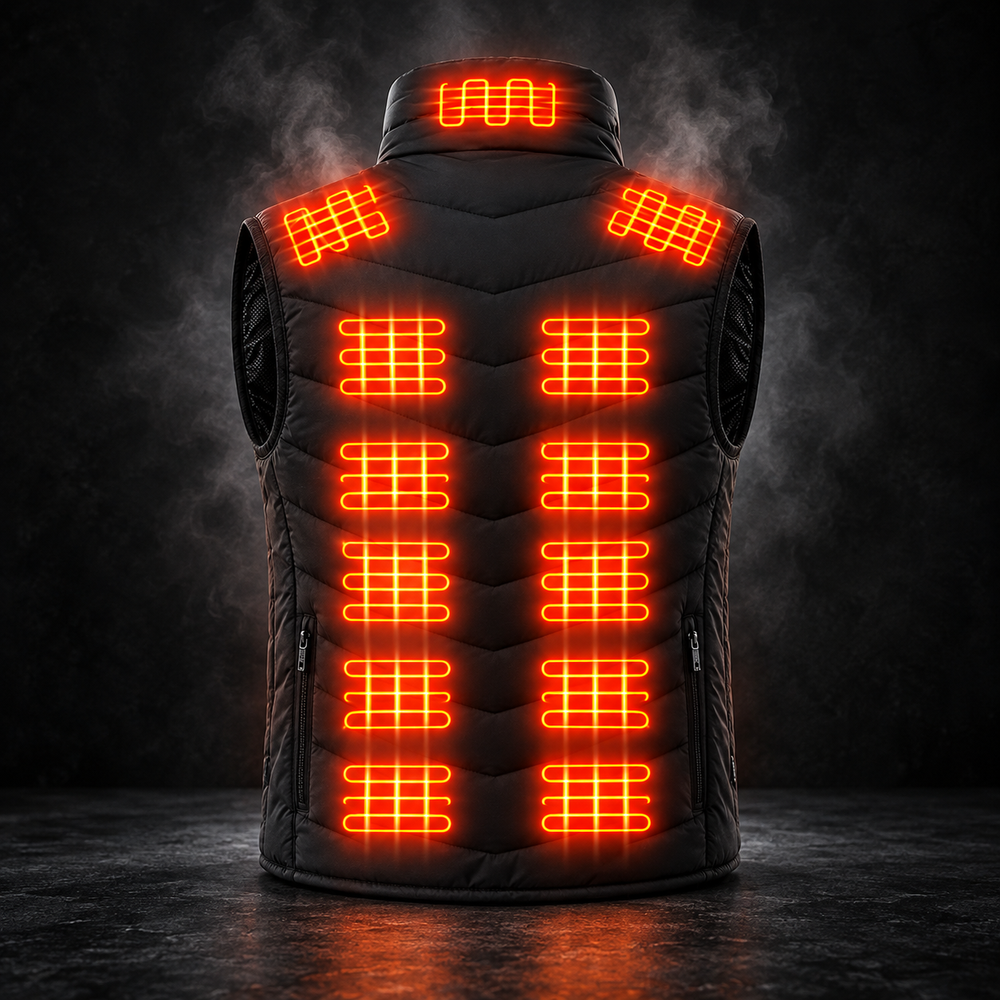 Back heating grid